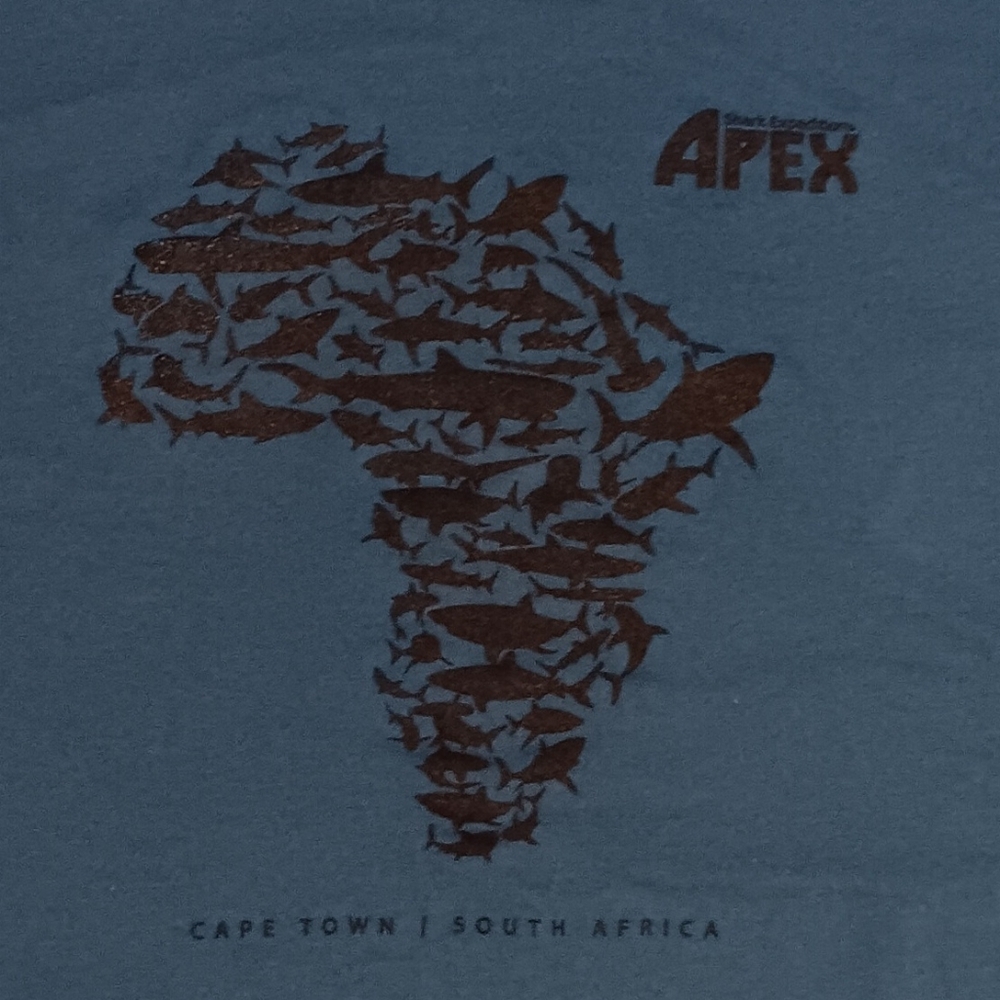 Apex Shark Expedition Cage Diving t shirt NEW nwot South Africa Orca Whale ocean